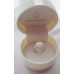 Μονόπετρο δαχτυλίδι από ροζ χρυσό Κ14 με φίλντισι